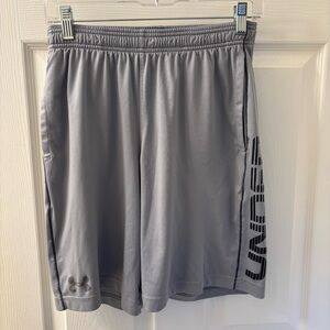Under Armour Men's Silver Athletic Shorts